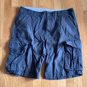 Dark Gray Cargo Shorts - Old Navy